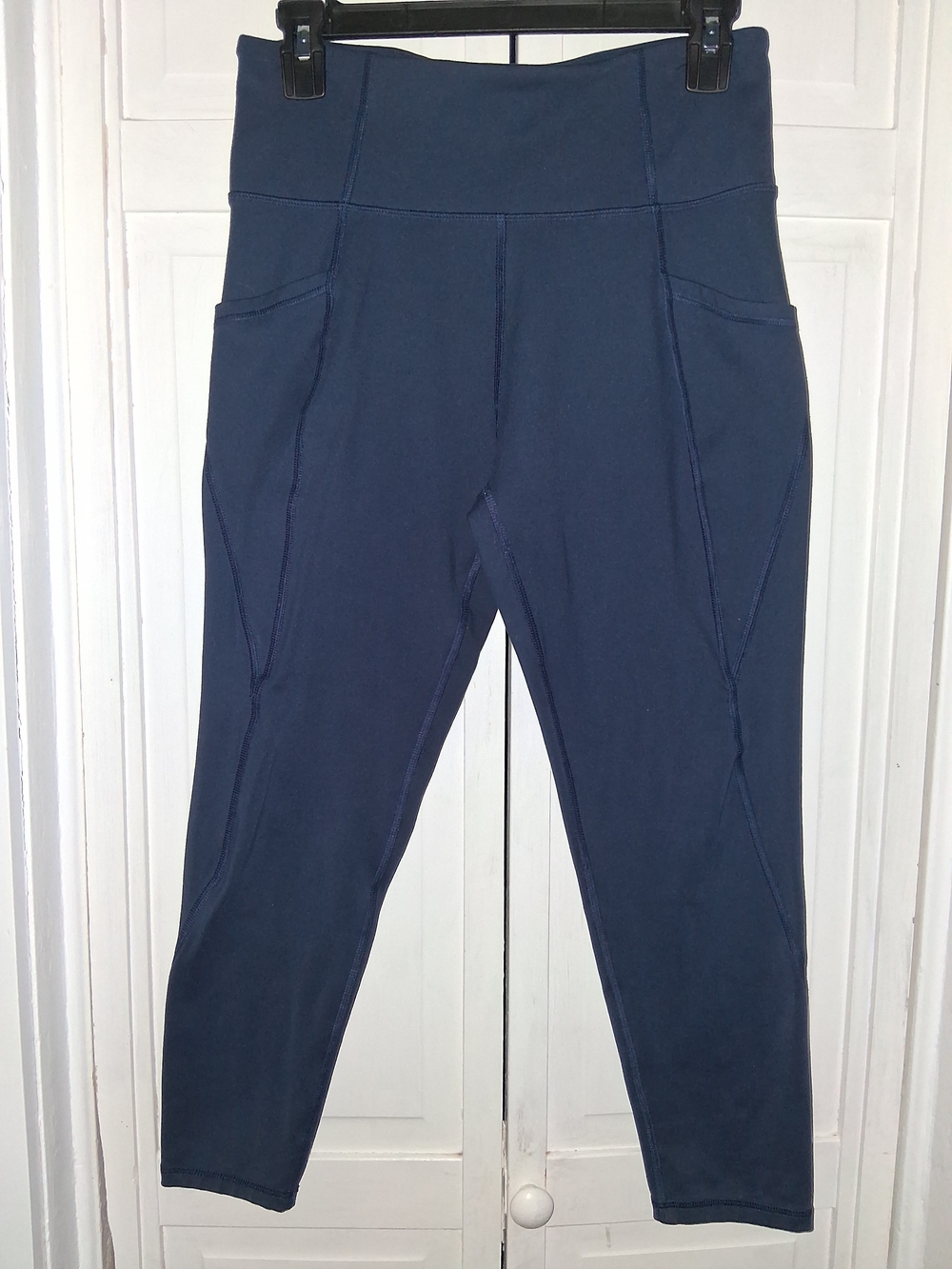 High-Rise Navy Performance Leggings
